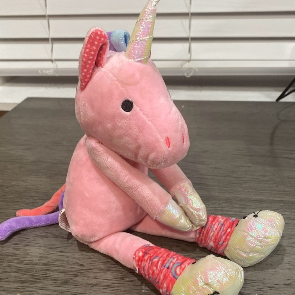 Scentsy Pink and Rainbow Unicorn Plush